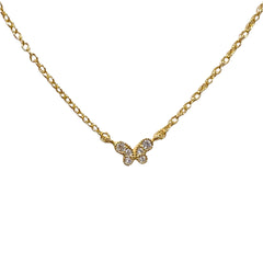 Sterling Silver Mini Butterfly Necklace