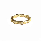 Thick Baguette Link Ring