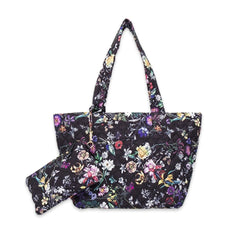 Noellery Quilted Flower Tote Bag