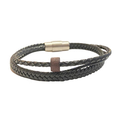 Karen Braided Leather Bracelet