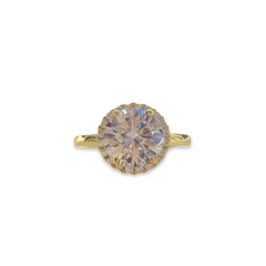 Adriene Round Cut Halo Ring