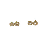 Infinity Sparkle Studs