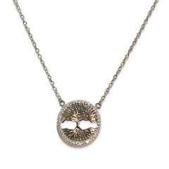 Large Tree of Life Sparkle Necklace