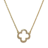 Flora Hollow Sparkle Necklace