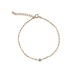 Kory Clear CZ Twist Bracelet