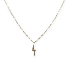 Lightning Bolt Plain Necklace