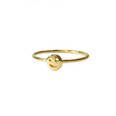 Tiny Smiley Face Ring