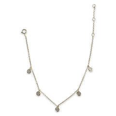 Amy Dangle Bezel Charm Bracelet