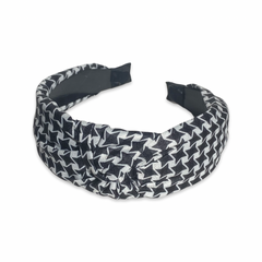 Houndstooth Knot Wide Headband