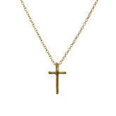 Plain Cross Mini Necklace