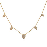 Teardrop Station Necklace