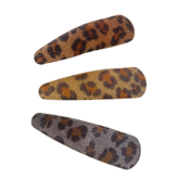 Leopard Fuzzy Hair Clip