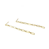 Sterling Silver Chain Link Earrings