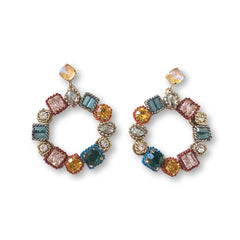 Paige Circle Statement Earrings