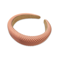 Noellery Striped Puff Headband