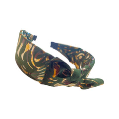 Abby Zebra Bow Headband