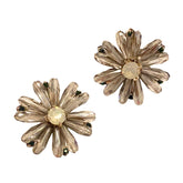 Karen Crystal Flower Statement Studs