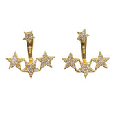 Jacklyn Star Jacket Earrings