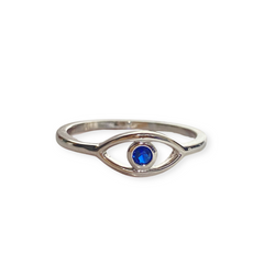 Evil Eye Sapphire Ring
