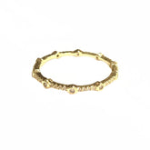 Noelia Bezel Pave Thin Band