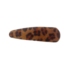 Leopard Fuzzy Hair Clip