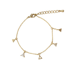 Kory Triangle Charm Bracelet