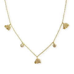 Elephant Bezel Anklet