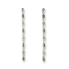 Amy Geovana Bezel Drop Earrings