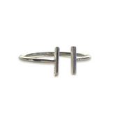 Tyra Double Bar Ring