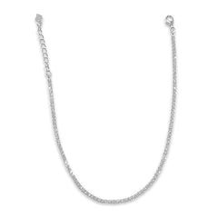 Amy Eternity Sparkle Clear Tennis Anklet