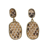 Kory Snake Skin Earrings