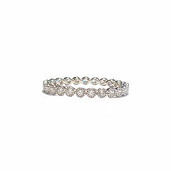 Noelia Circle Diamond Cut Ring Small