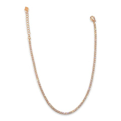 Amy Eternity Sparkle Clear Tennis Anklet