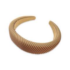 Noellery Striped Puff Headband