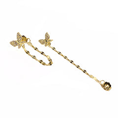 Sweet Butterfly Chain Earring