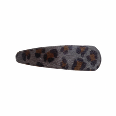 Leopard Fuzzy Hair Clip