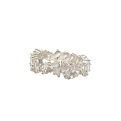 Noelia Teardrop Rectangle Baguette Eternity Band