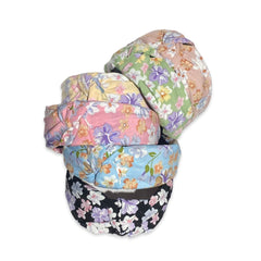 Pastel Flower Knot Wide Headband