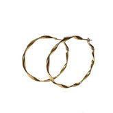 Crysta Ribbon Hoops