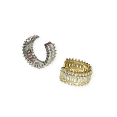 Kufleen Luxe Deco Pave Conch Ear Cuff