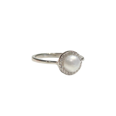 Pearlea Halo Ring