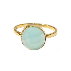 Felice Gemstone Ring Amazonite