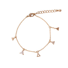 Kory Triangle Charm Bracelet