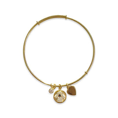 Sterling Silver Hamsa Charmed Bracelet