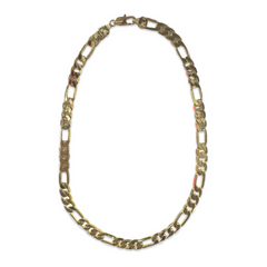Azira Gold Filled 8mm 16” Flat Figaro Necklace