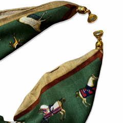 Noellery Horse Design Magnetic Scarf