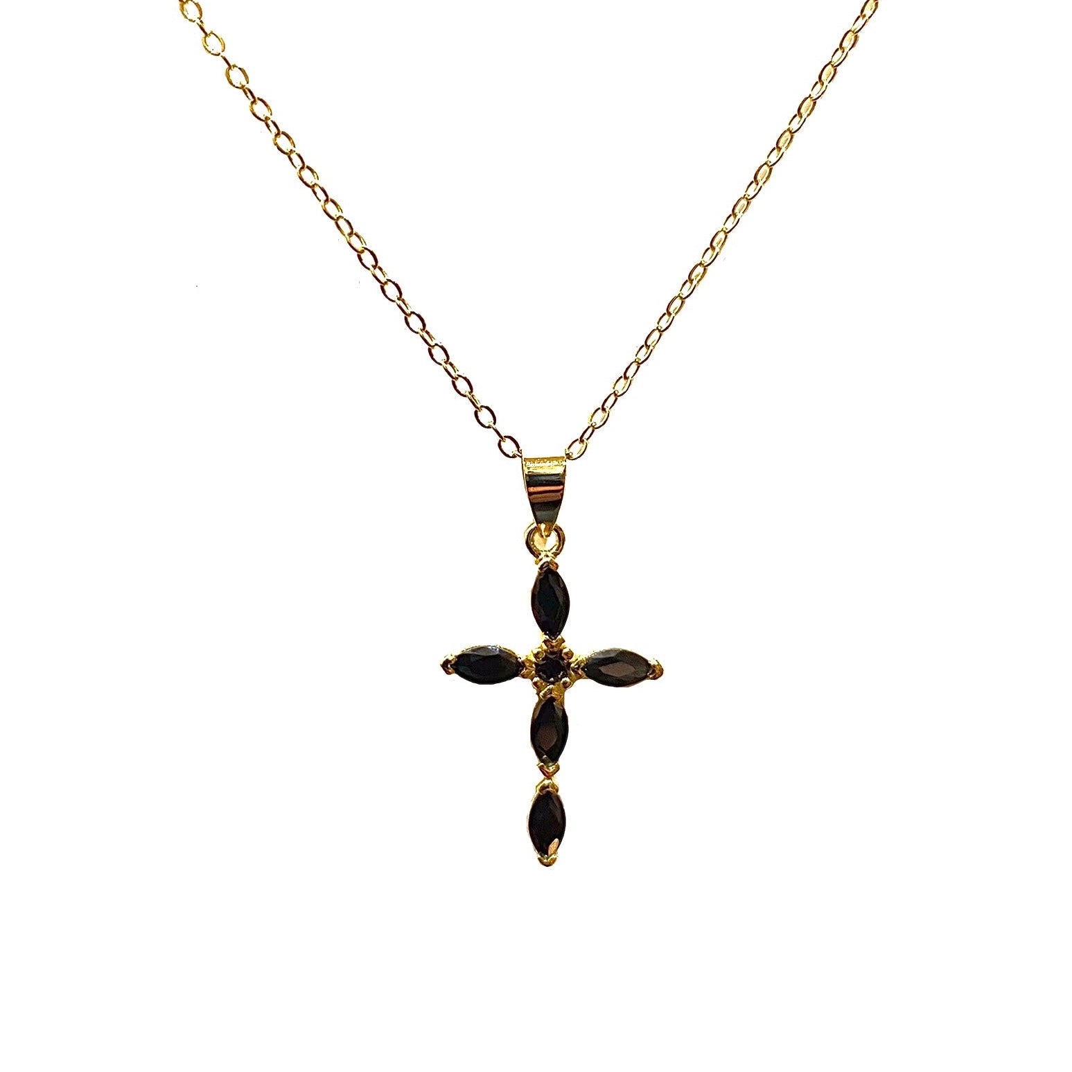 Marquis Cross Necklace