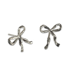 Ribbon Bow Studs