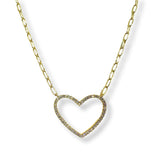 Heart Links Necklace