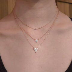 Kory CZ Clear Twist Necklace